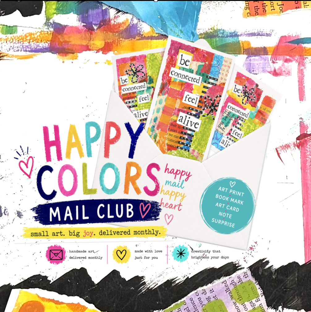 Happy Colors Mail Club - Monthly Art Subscription (International)