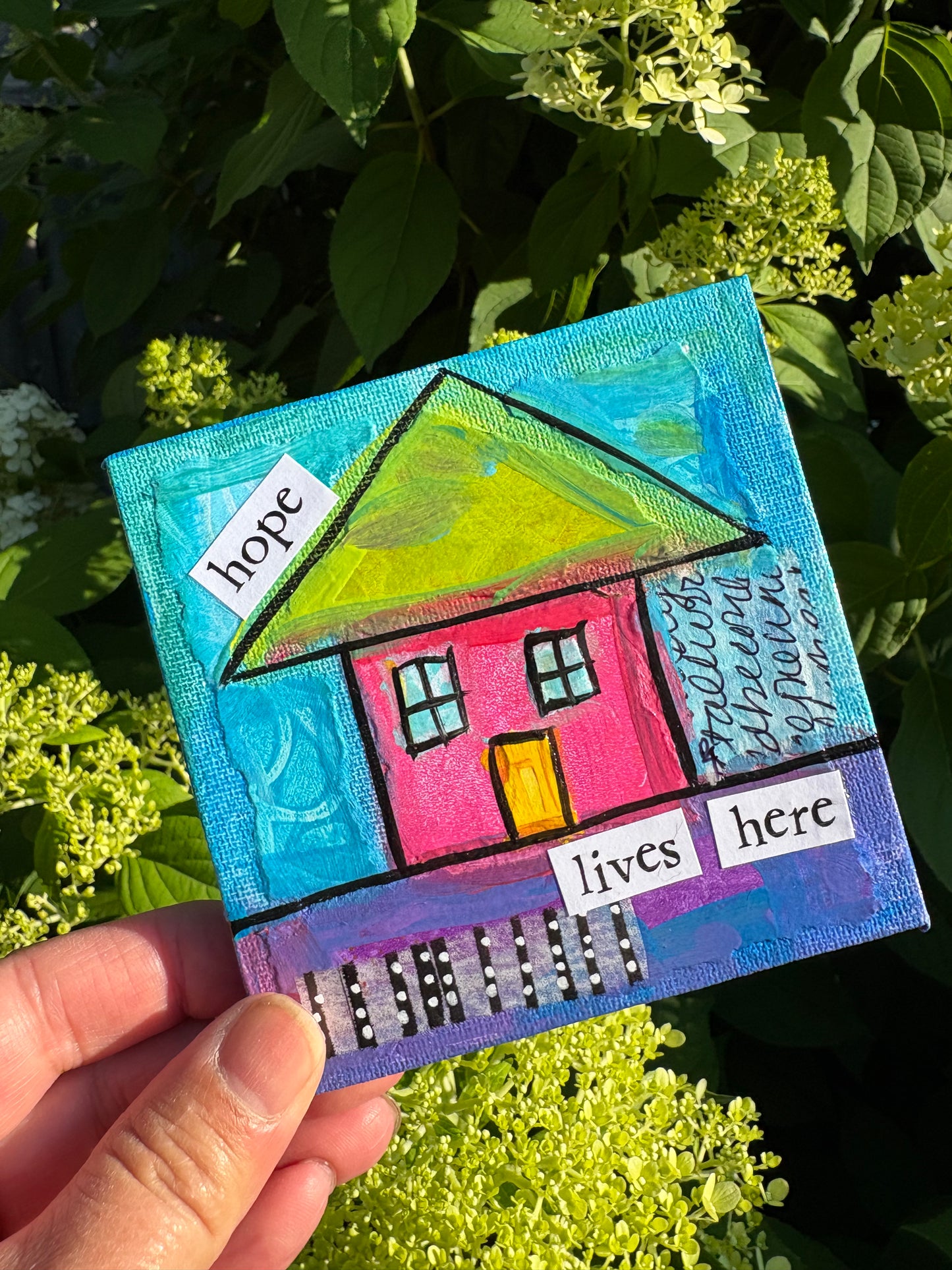 Hope(48/100) |  Original 4x4 Mini House Canvas