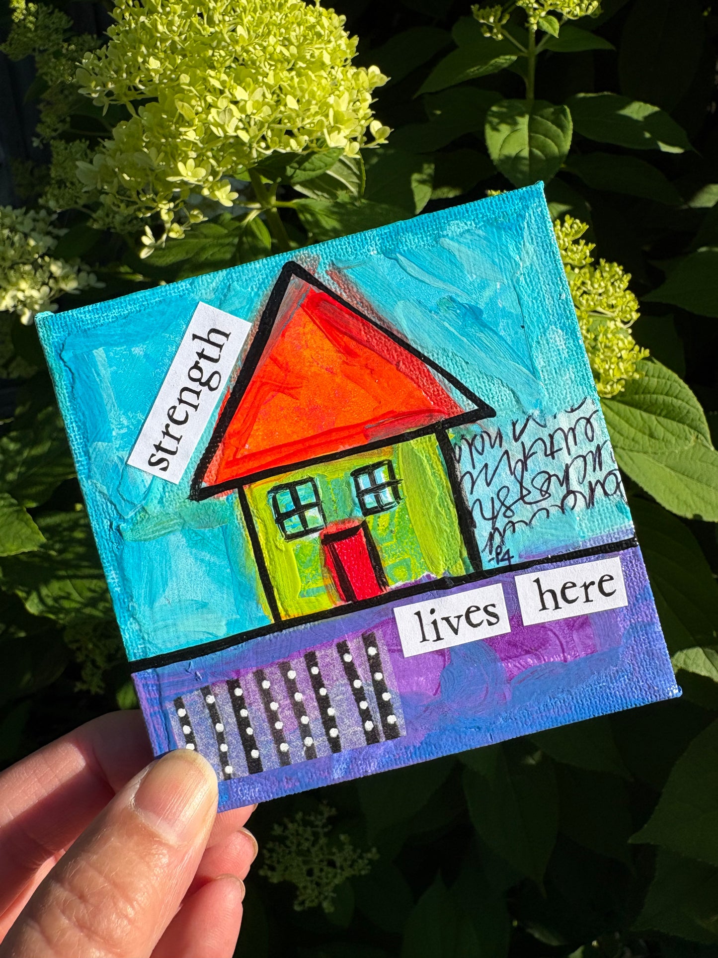 Strength (22/100) |  Original 4x4 Mini House Canvas
