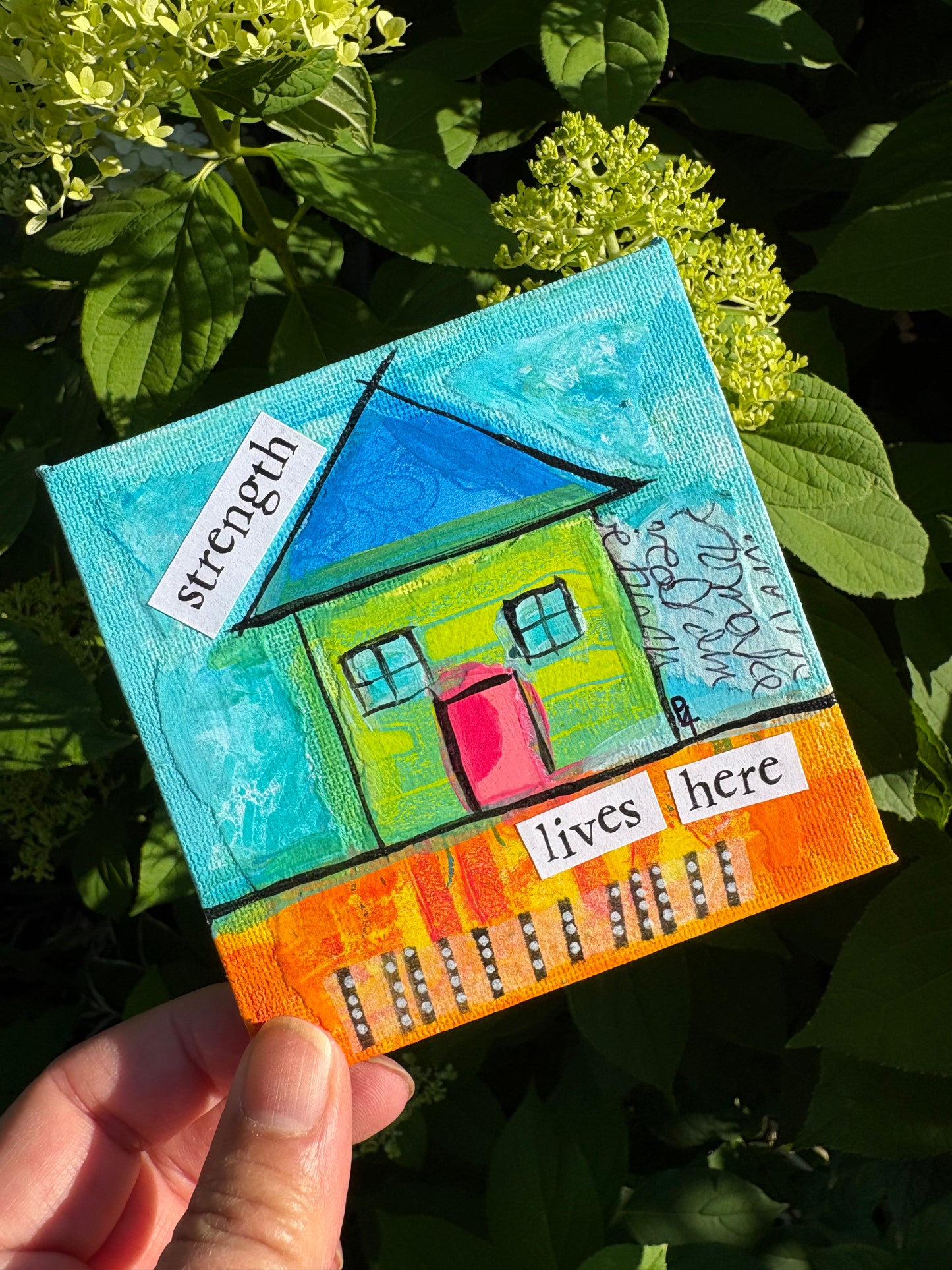 Strength (8/100) |  Original 4x4 Mini House Canvas
