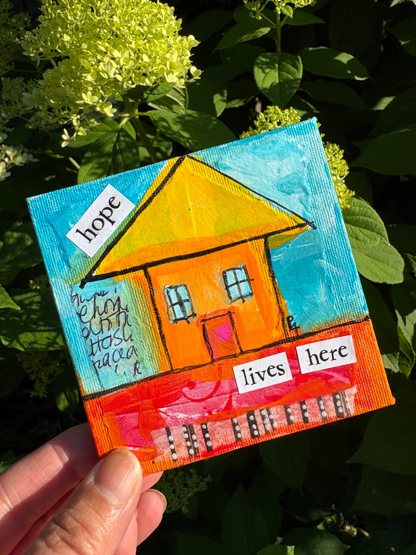 Hope (4/100) |  Original 4x4 Mini House Canvas (Copy)