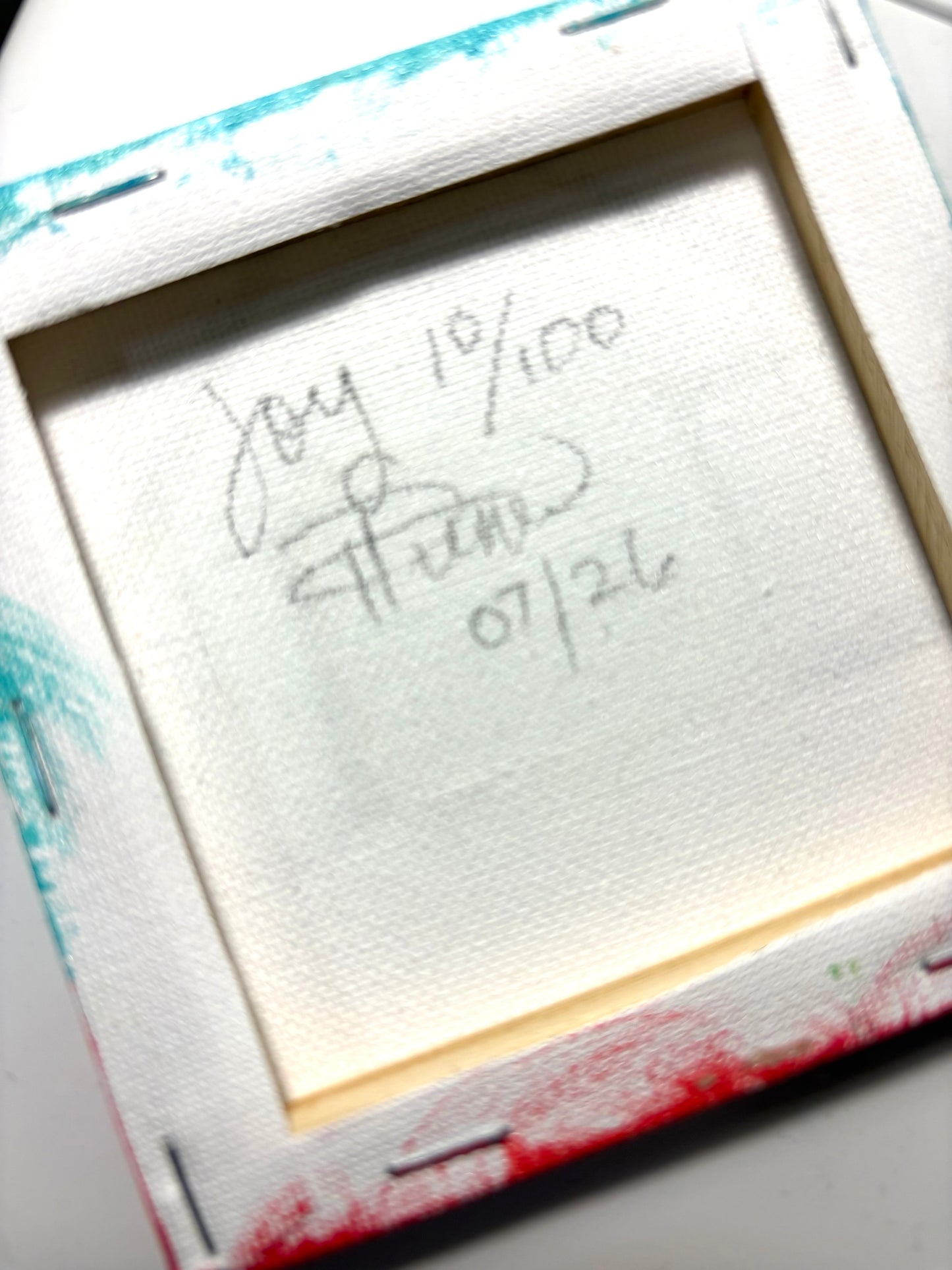 Joy (10/100) |  Original 4x4 Mini House Canvas