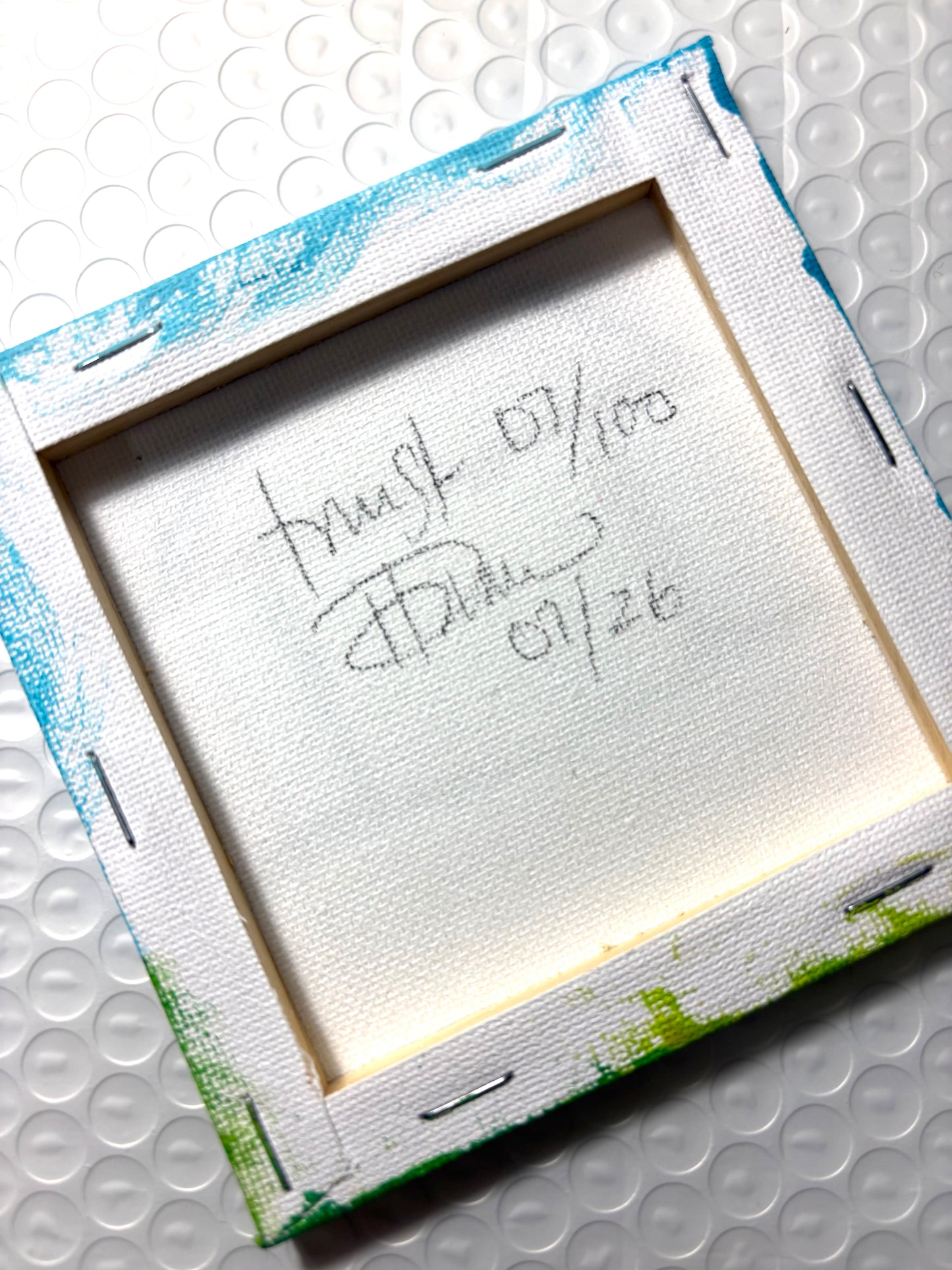 Trust (7/100) |  Original 4x4 Mini House Canvas