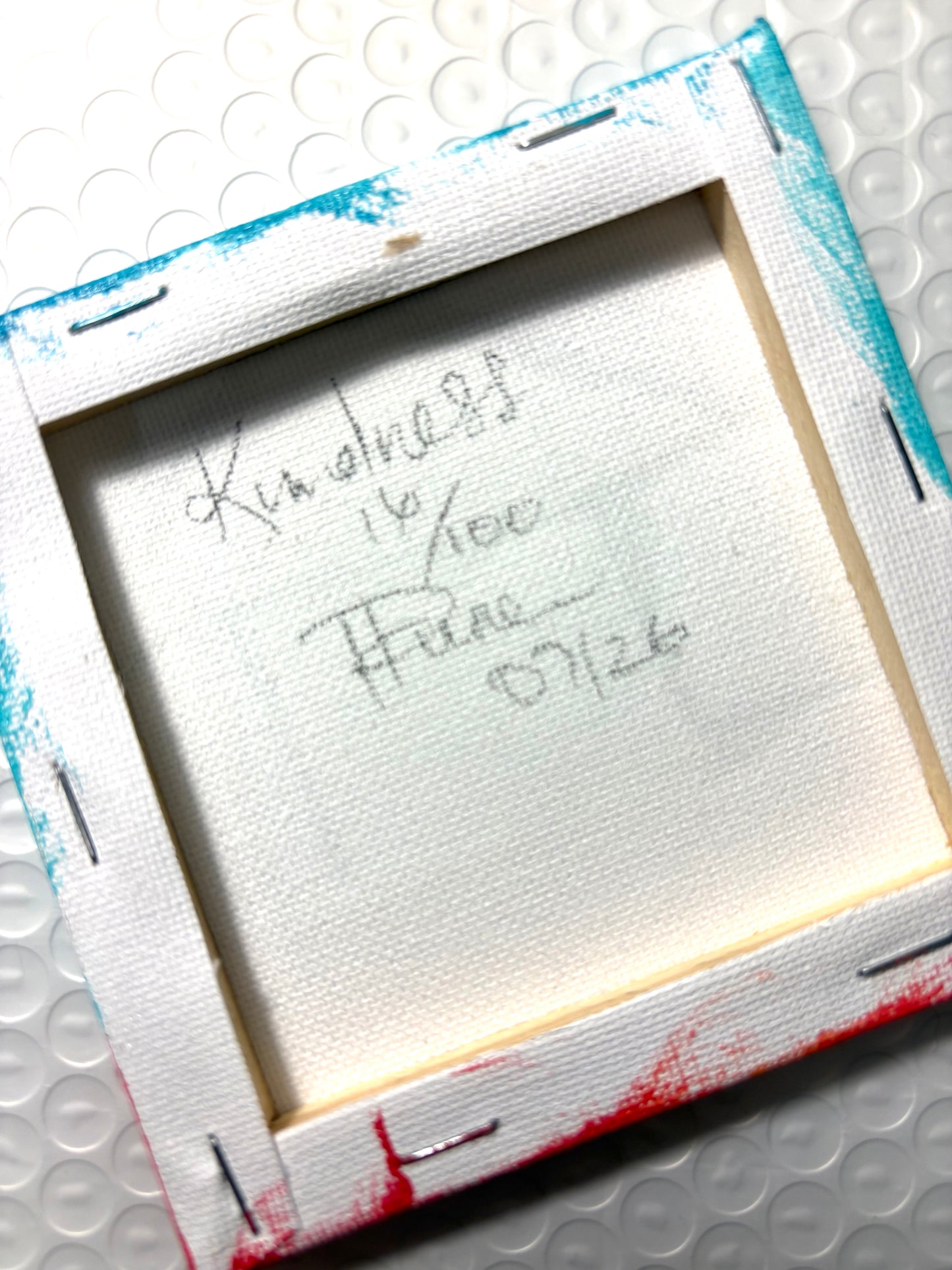 Kindness (16/100) |  Original 4x4 Mini House Canvas