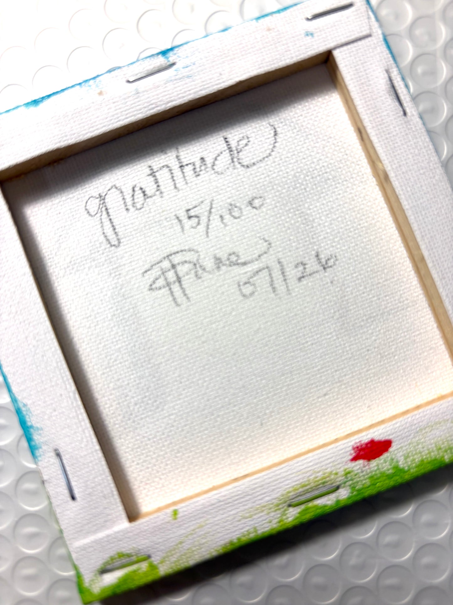 Gratitude (15/100) |  Original 4x4 Mini House Canvas