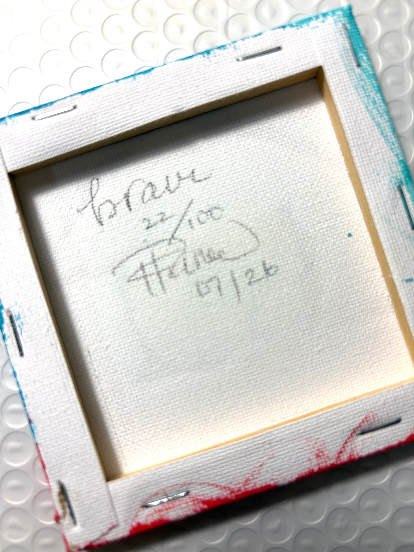 Strength (22/100) |  Original 4x4 Mini House Canvas
