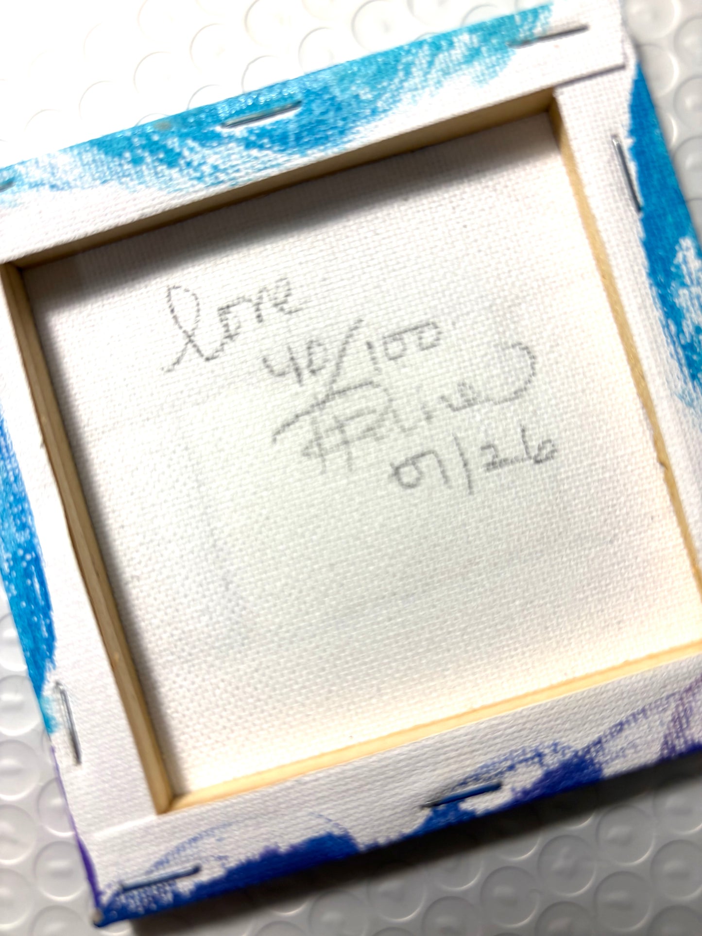 Love (40/100) |  Original 4x4 Mini House Canvas