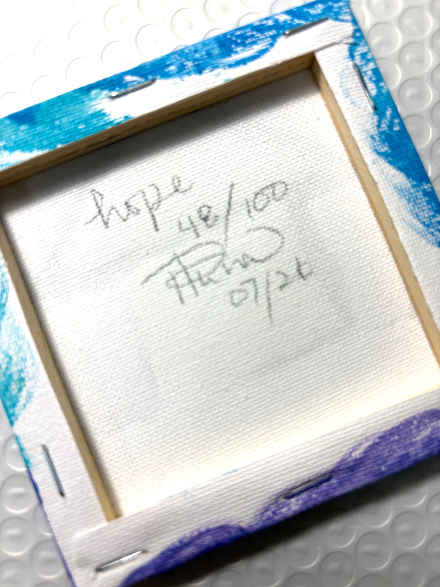 Hope(48/100) |  Original 4x4 Mini House Canvas