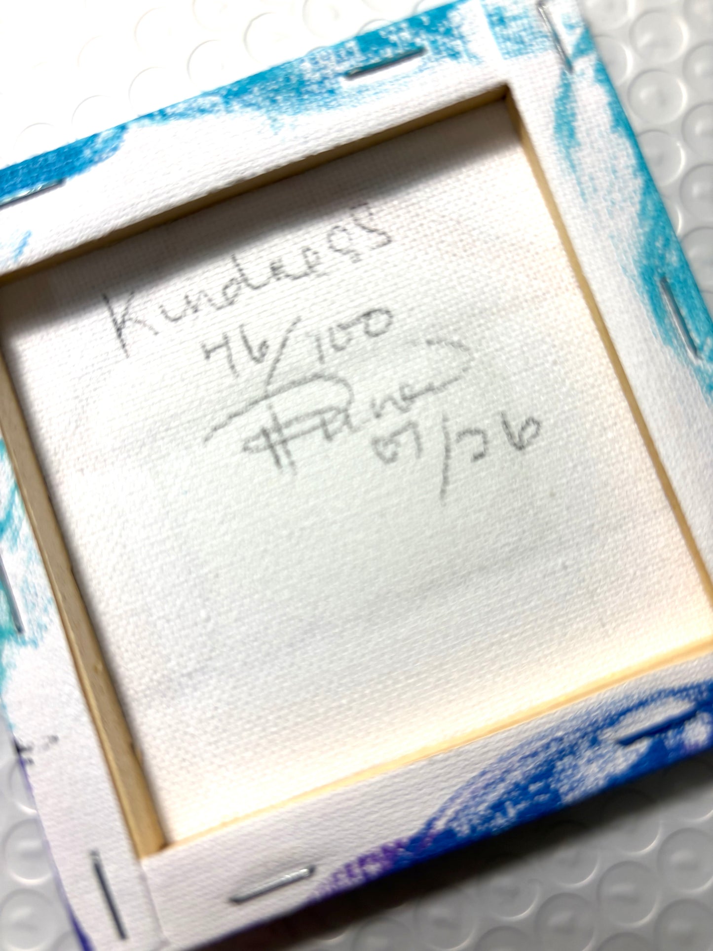 Kindness(46/100) |  Original 4x4 Mini House Canvas