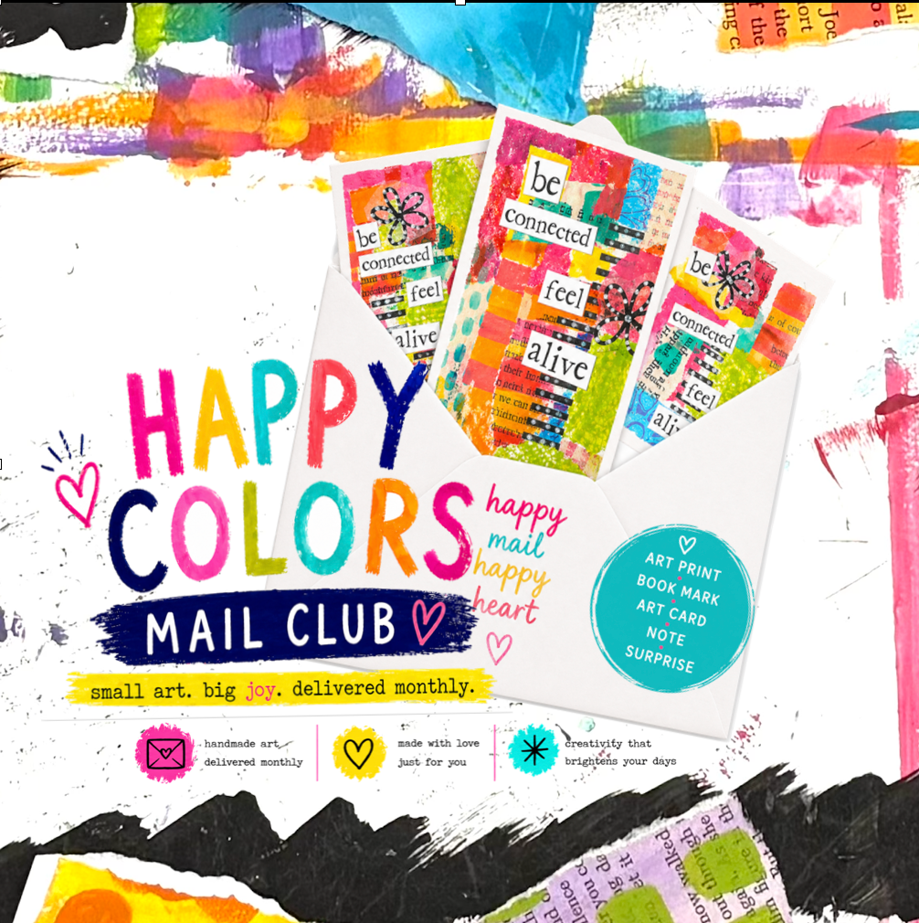 Happy Colors Mail Club - Monthly Art Subscription (International)